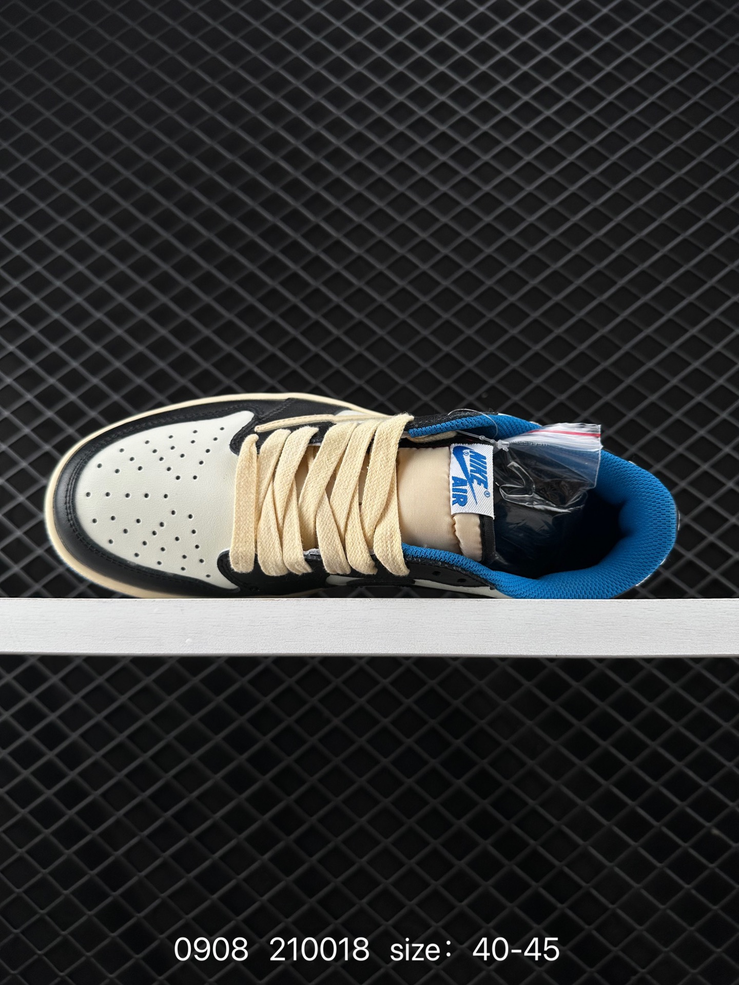 fragment design x Travis Scott x Nike Air Jordan 1 Low OG SP”Black/Green Toe“